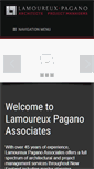 Mobile Screenshot of lamoureuxpagano.com