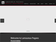 Tablet Screenshot of lamoureuxpagano.com